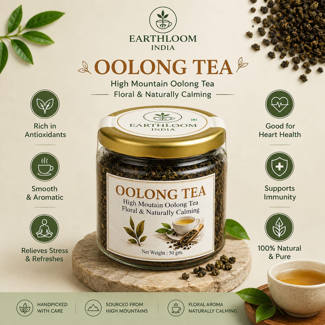 earthloom premium oolong tea earthloom premium oolong tea